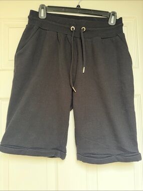 Mono B Black Athletic Drawstring Shorts